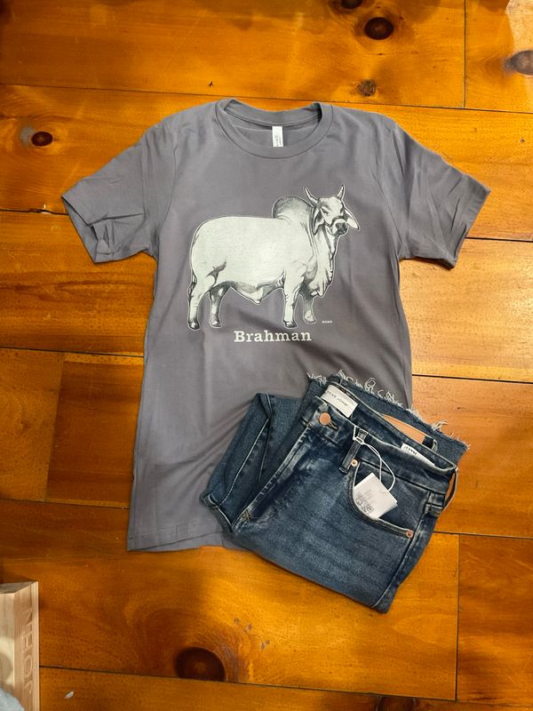 XOXOart &amp; Co. Vintage Brahman Tee-Storm