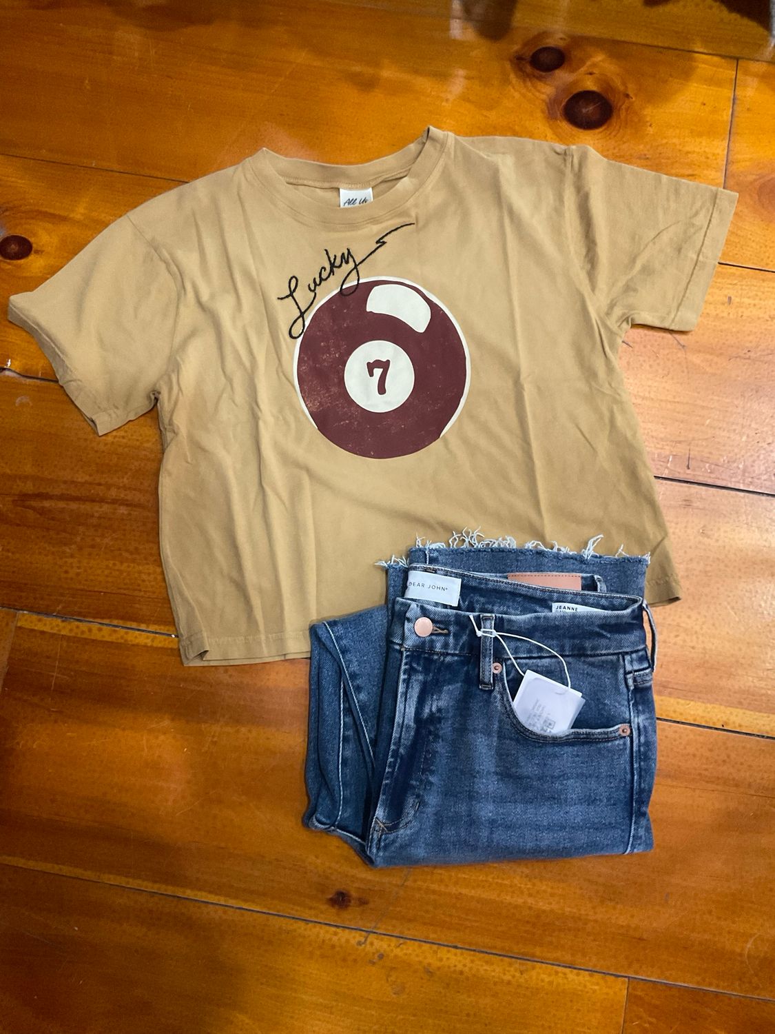 All Us Lucky-Wide Boy Tee