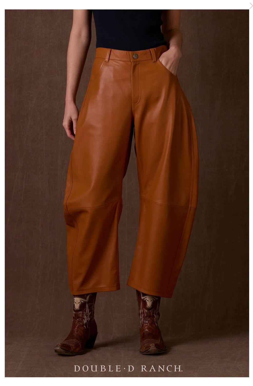 Double D P640 Betty Barrel Pant-Pecan