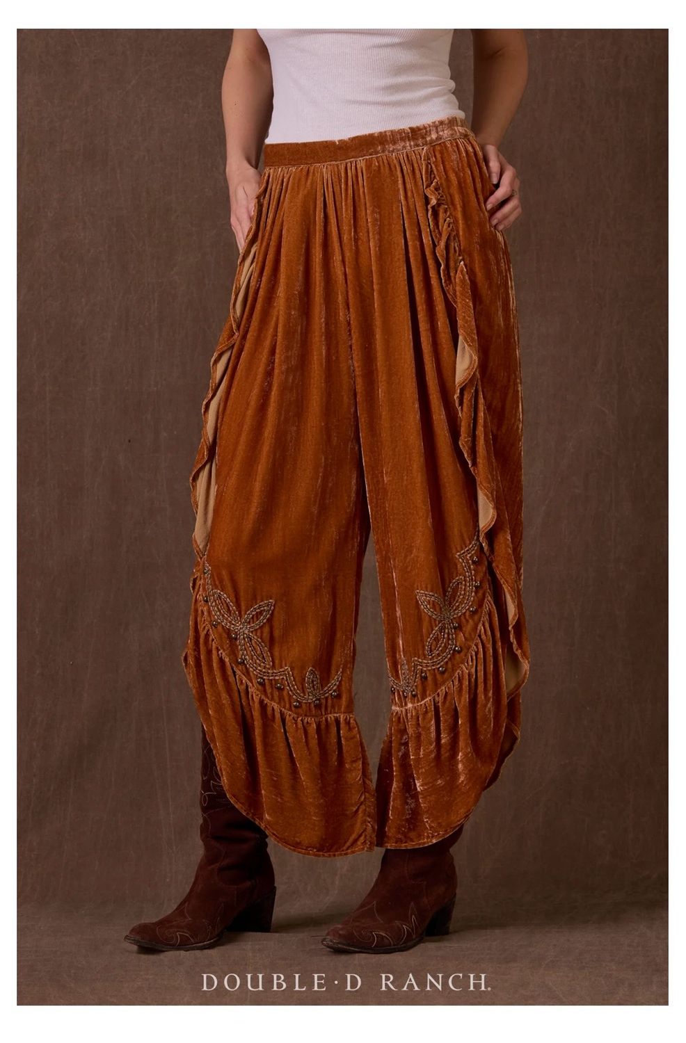 Double D P637 Clarissa Pant-Copper