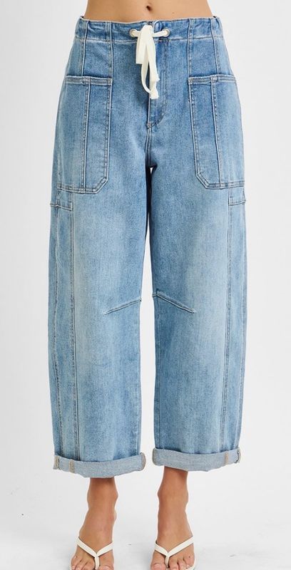 Risen PG21142 HR-Crop Cargo Barrel-light