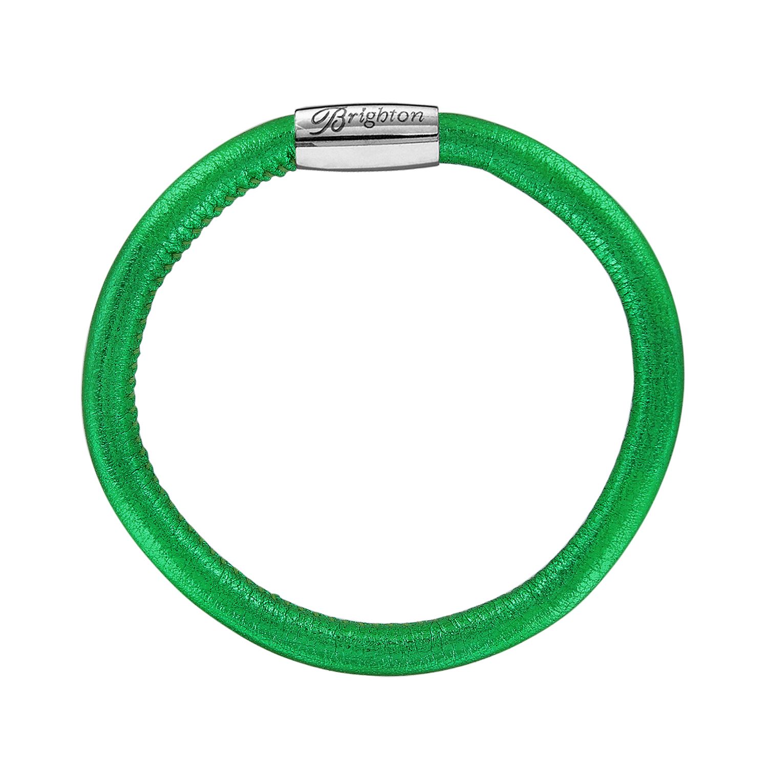 Brighton JF414G Woodstock MetallicBracelet-Emerald