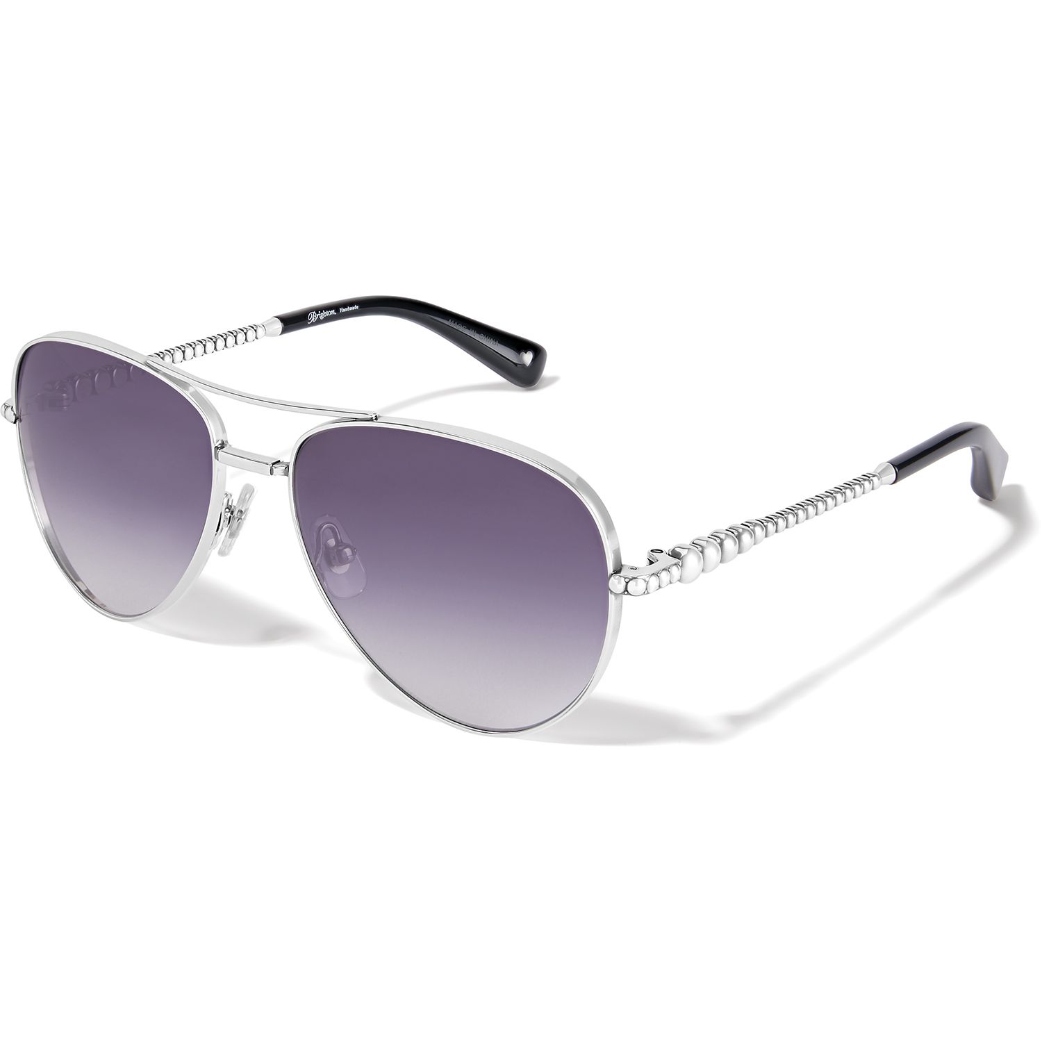 Brighton A13190 Pretty Tough Sunglasses-Silver/Black