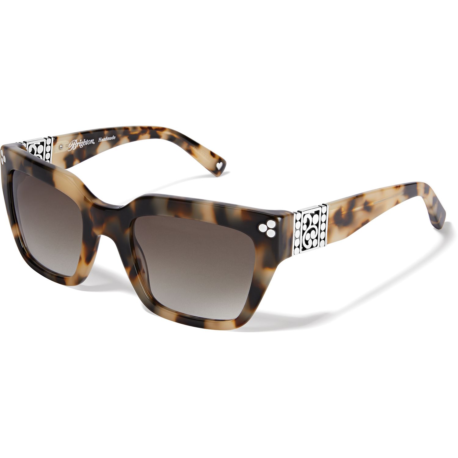Brighton A13207 Contempo Dot Sunglasses-Silver/Tortoise