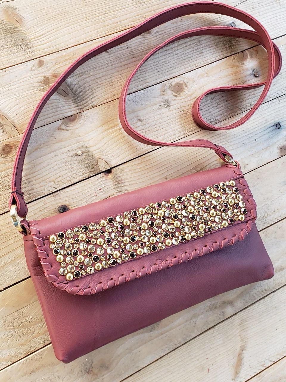 KurtMen 2012 3 Way Clutch Crossbody Galaxy-DK Cherry