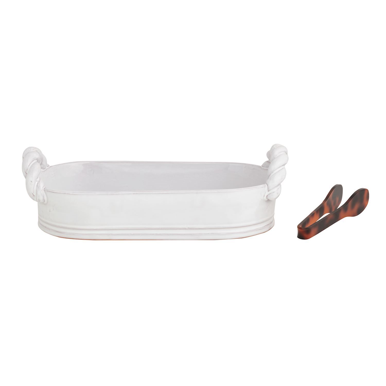 MudPie 46000430 Ceramic Handle Bread Bowl