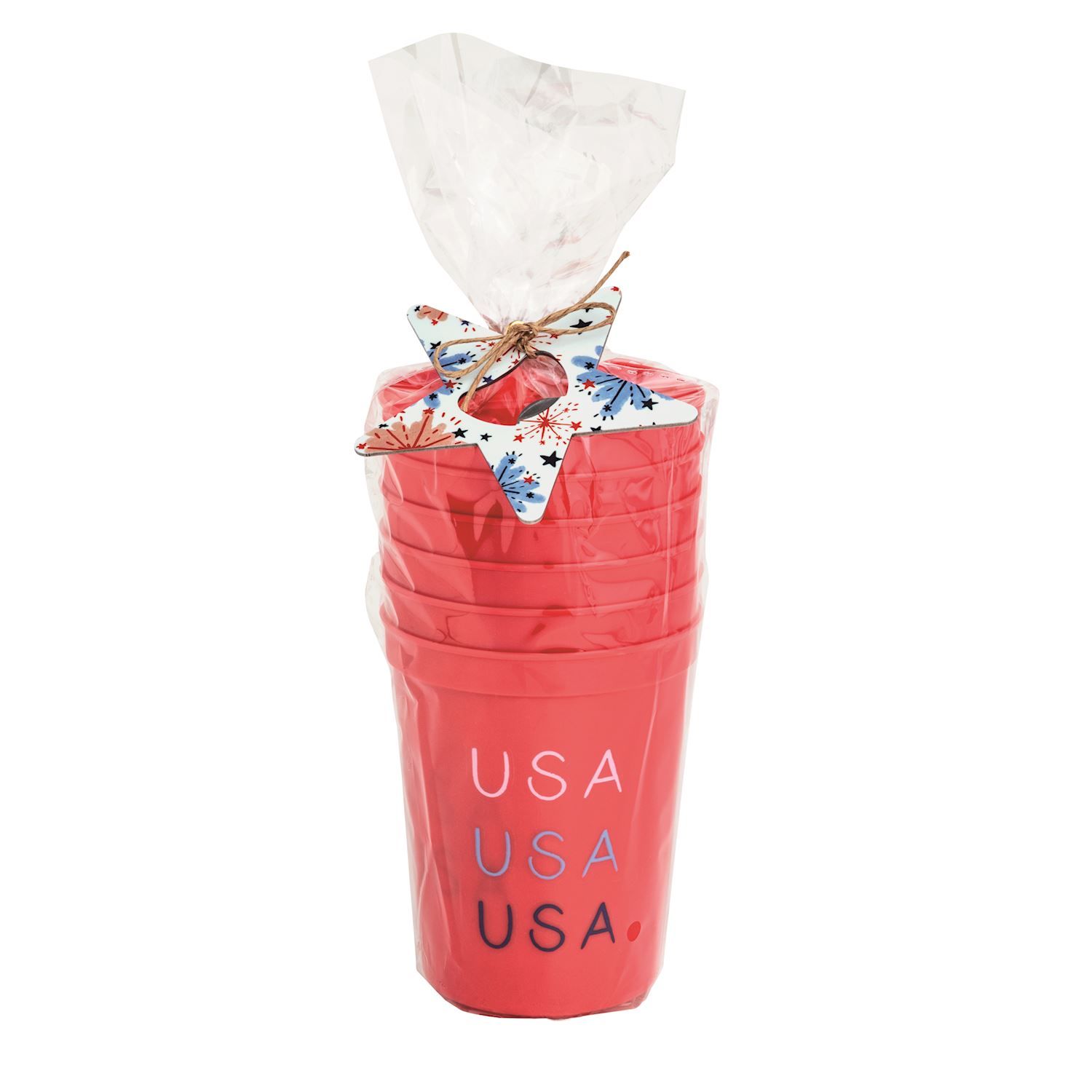 MudPie 40350100 Americana Party Cup