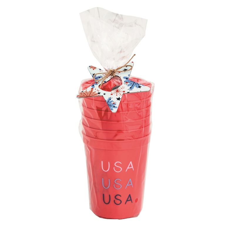 MudPie 40350100 Americana Party Cup