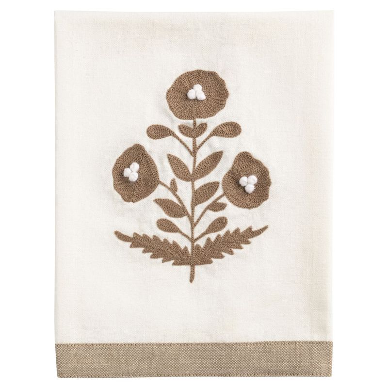 MudPie 42170269 Embroidered Tea Towels