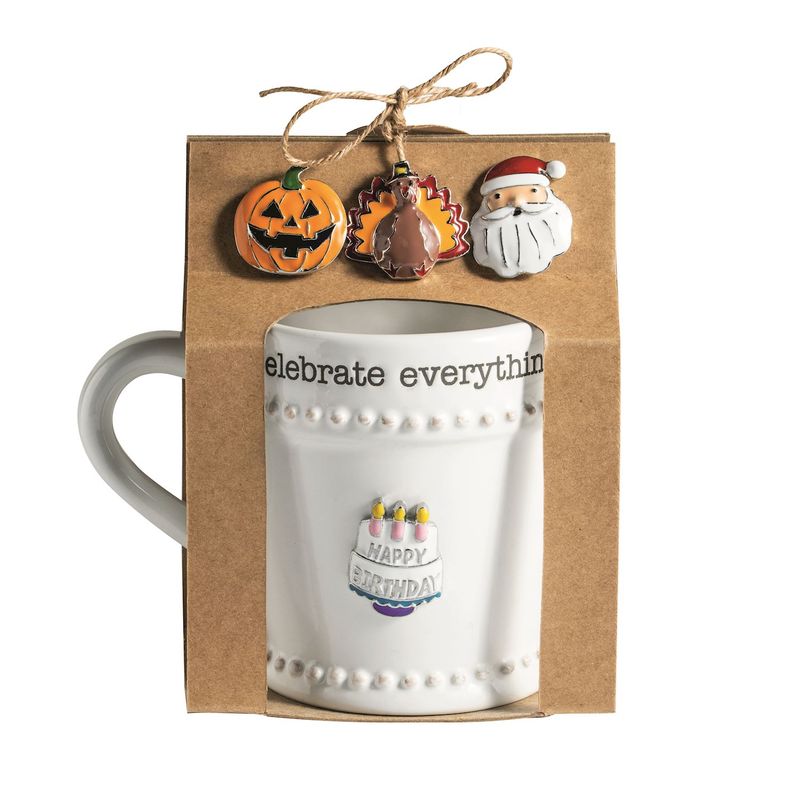 MudPie 43500264 Simply Charming Holiday Mug Set