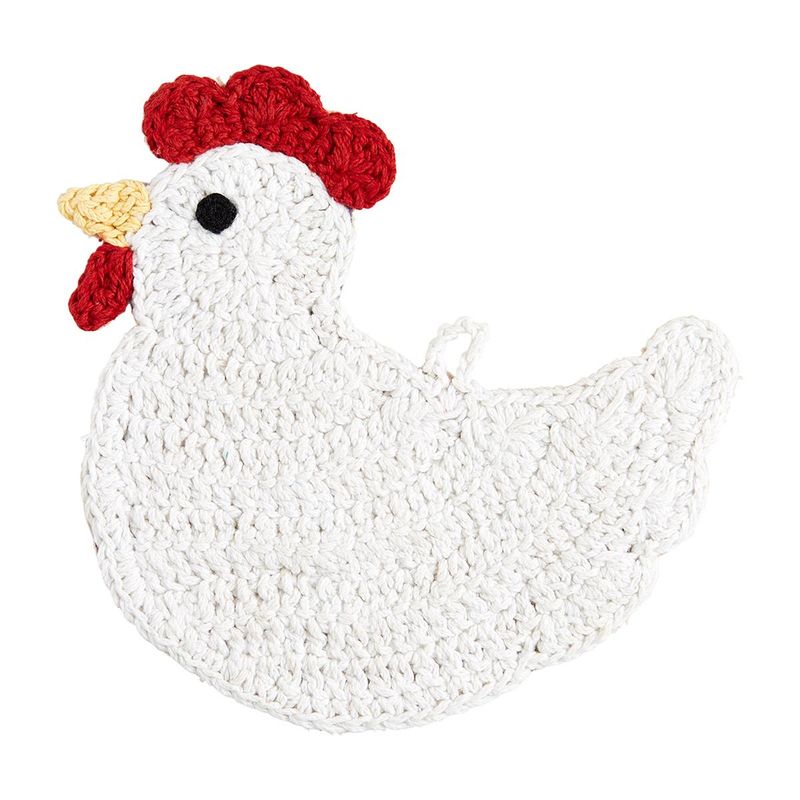 MudPie 41170083 Farm Crochet Trivits