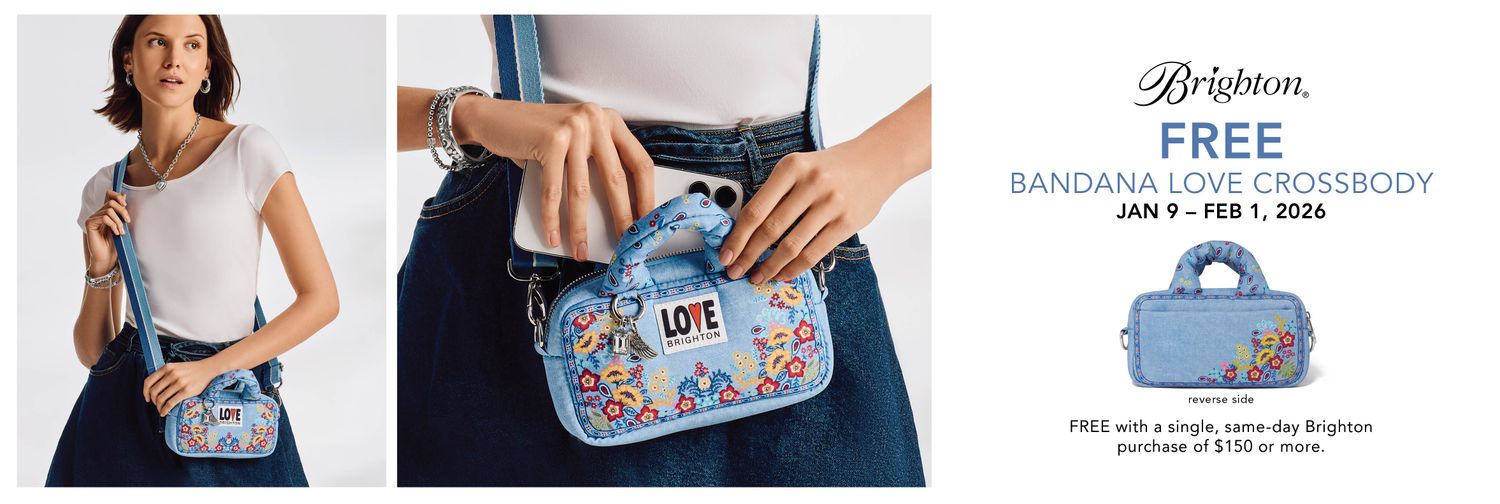 Brighton D30340 Bandana Love Crossbody Promotion