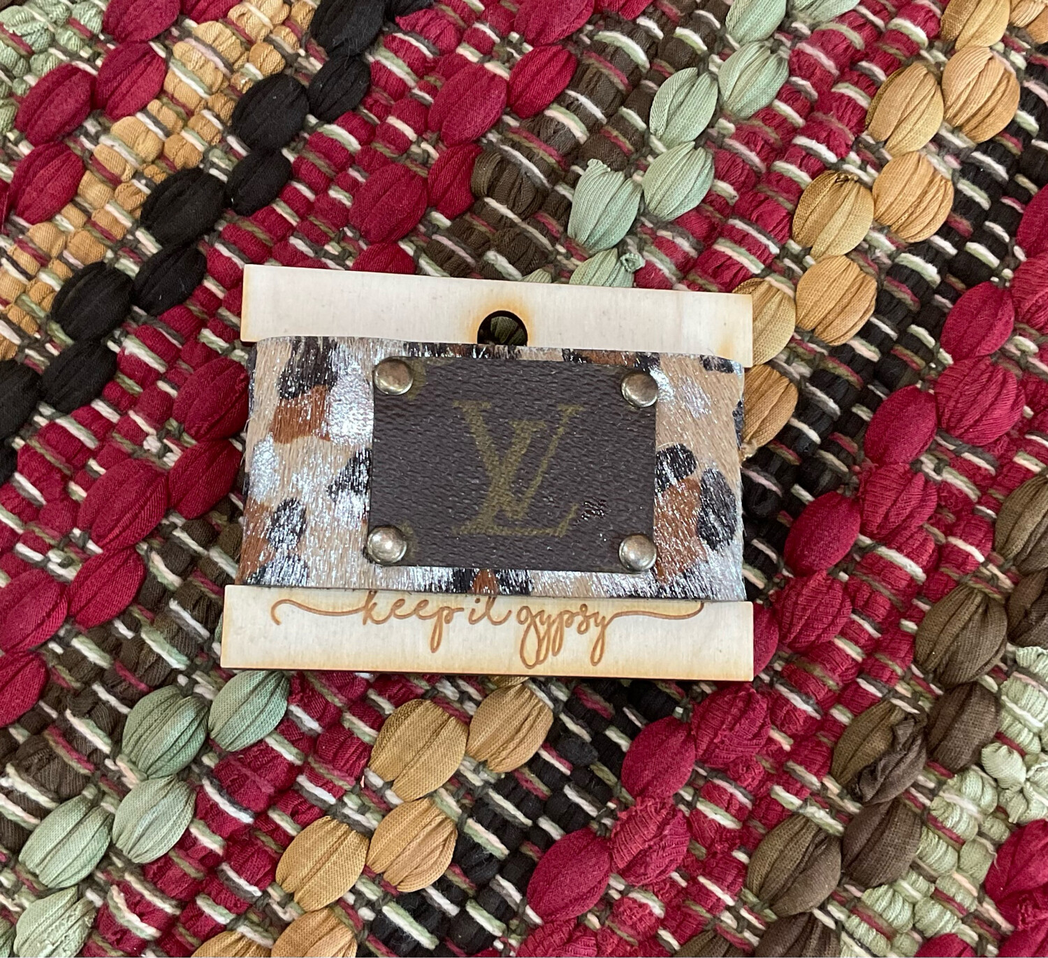 Keep It Gypsy Leather Cuff LV Assorted Colors 10378
