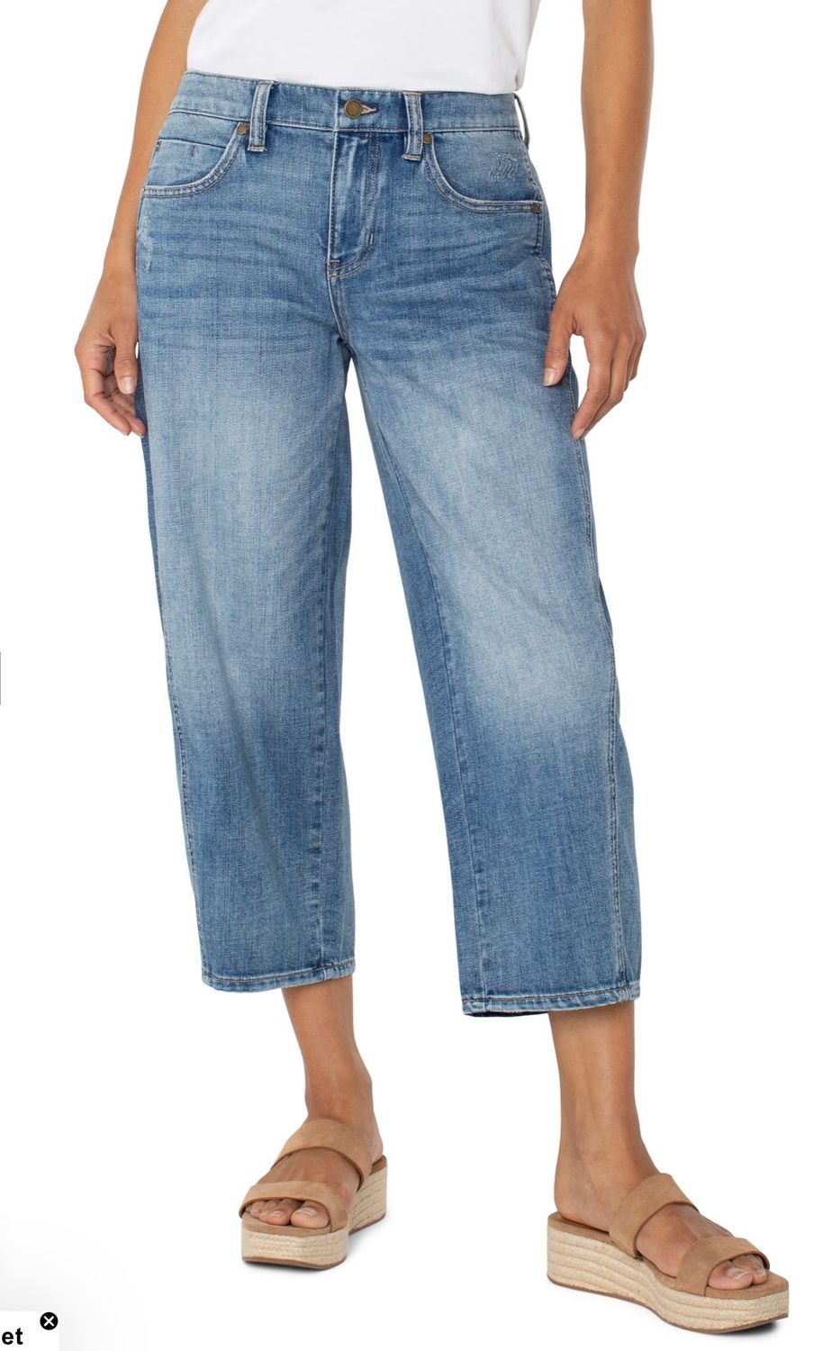 Liverpool LM5701VX Barrel Jean 24"Inseam-ISVTA