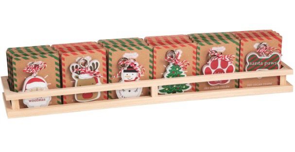 MudPie 41490026 Acrylic LED Christmas Dog Charm