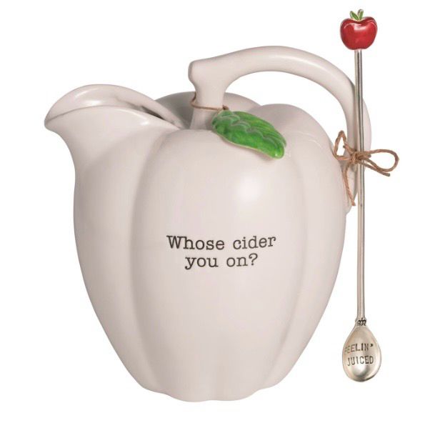 MudPie 45500180 Apple Cider Pitcher