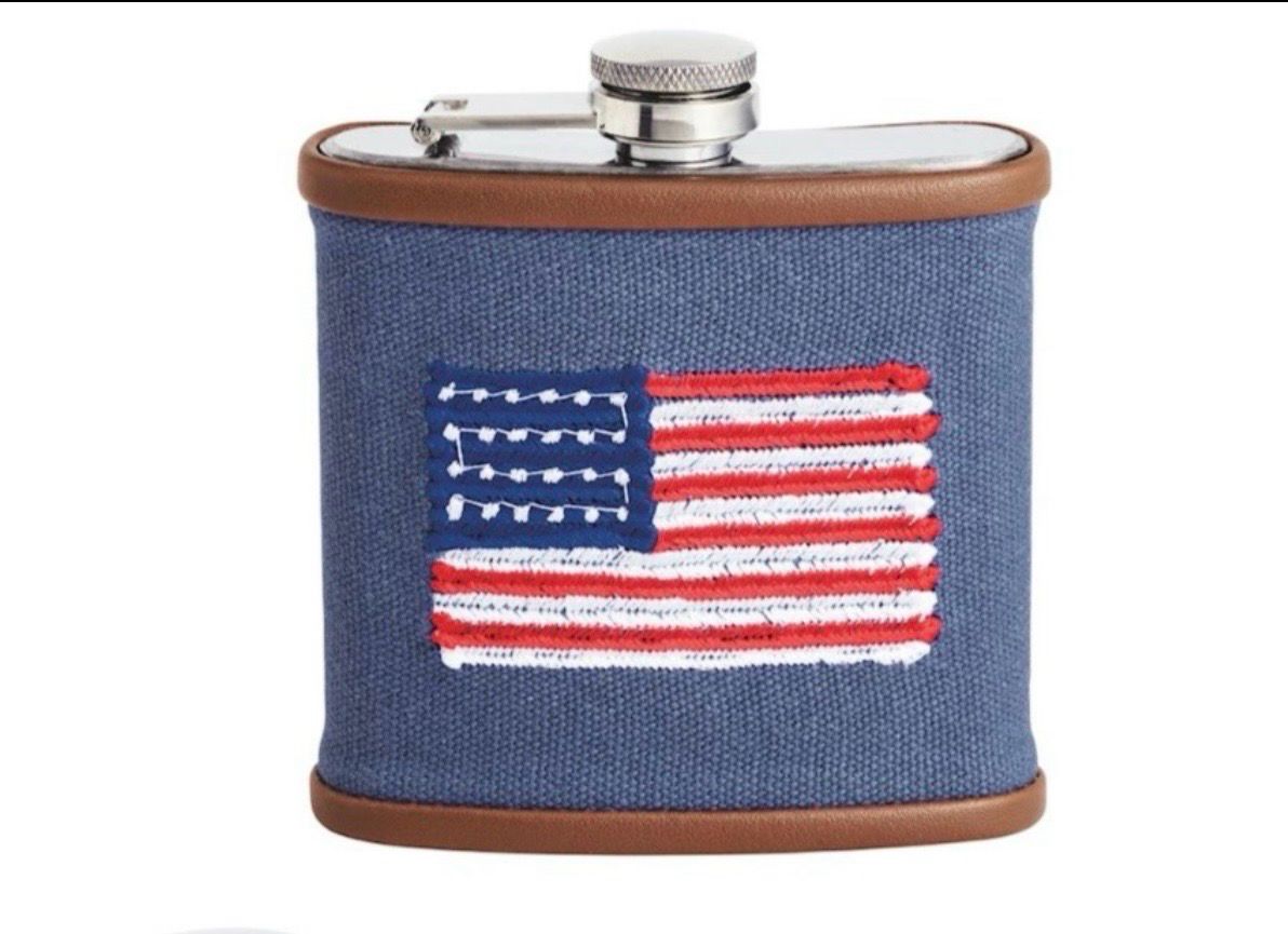 MudPie 40350077 Men's Embroidered Icon Flasks
