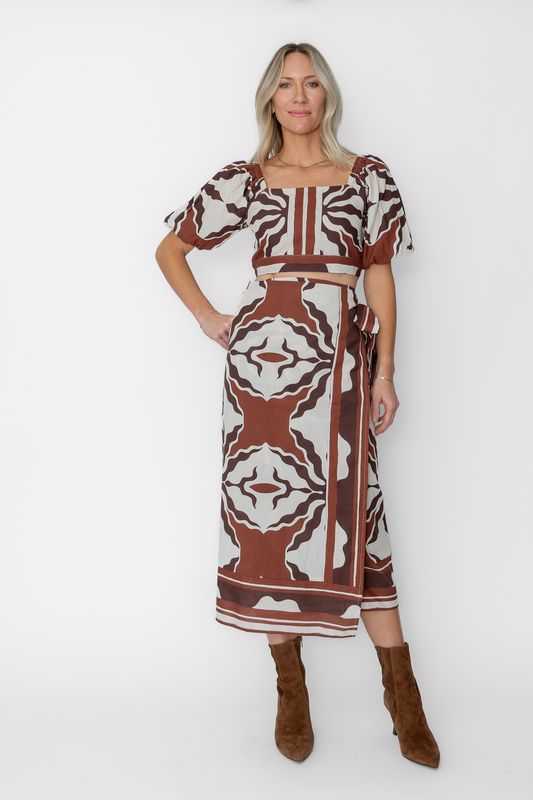 West of by Central Park West Christine Wrap Skirt