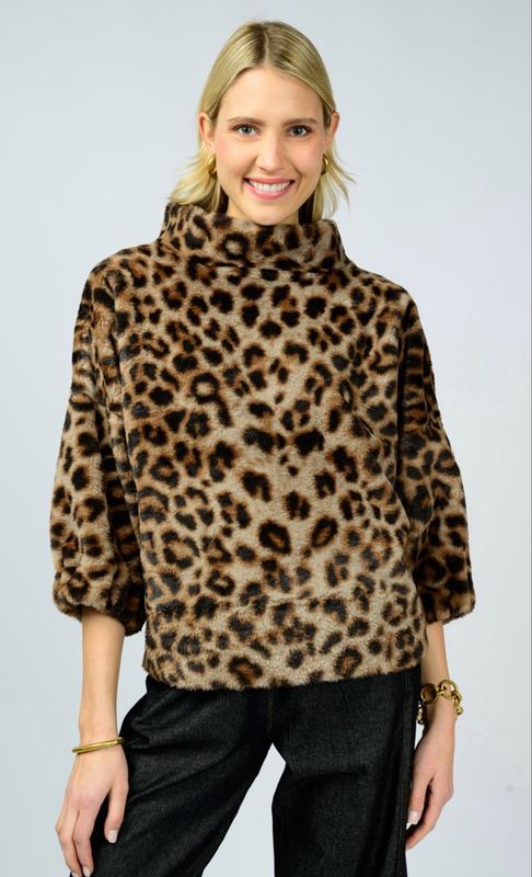 Ivy Jane 930048 Leopard Fur Popover