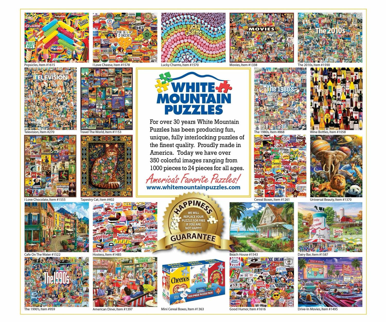 White Mountain Puzzles 1000 Piece