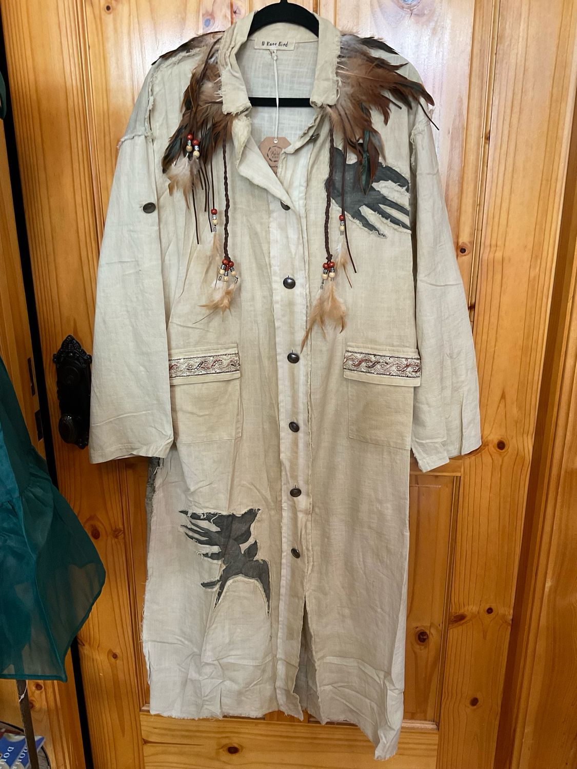 A Rare Bird Warrior Duster-Oversized One Size