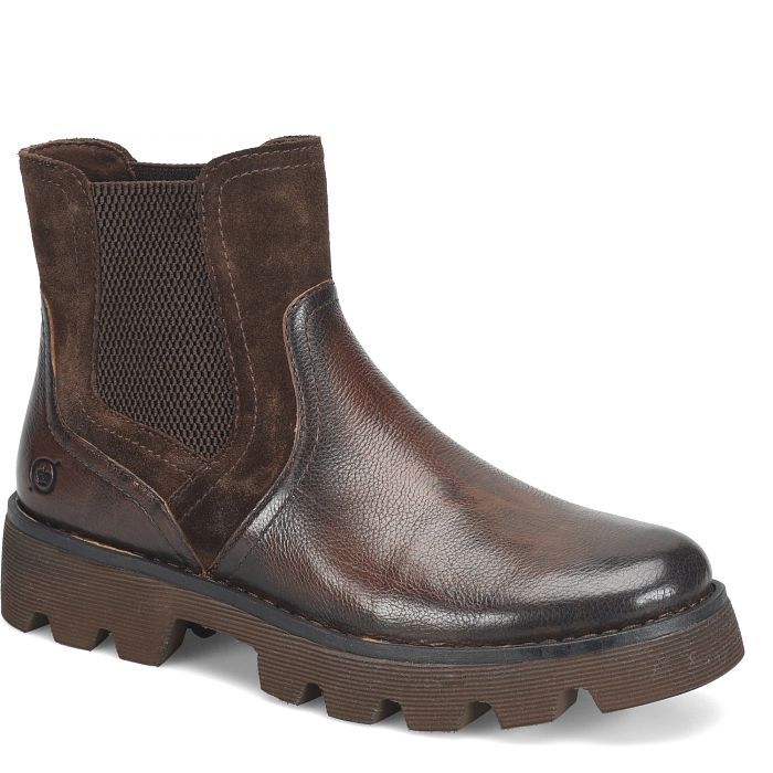 Born BR00782 Skyway Ankle Boot-Brown Combo