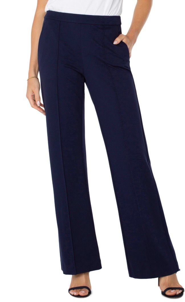 Liverpool LM4700M44 Kayla PullOn Pant-Cadet Blue