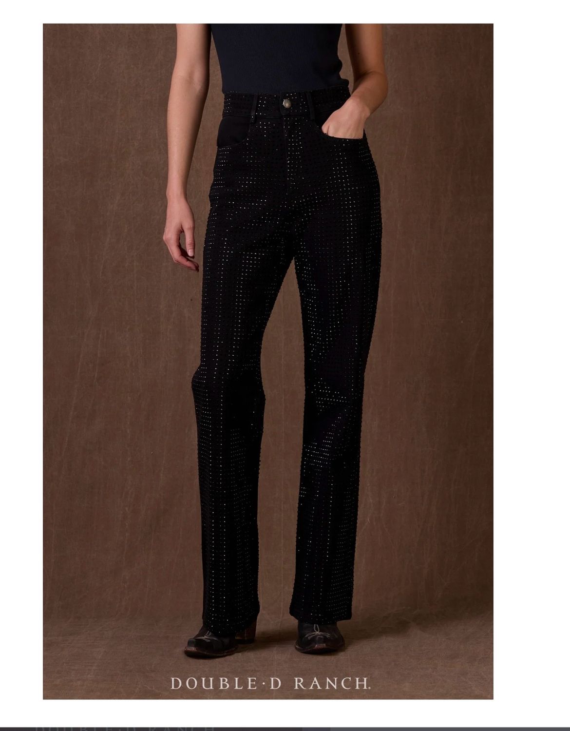 Double D P636 Stars at Night Pant-Black