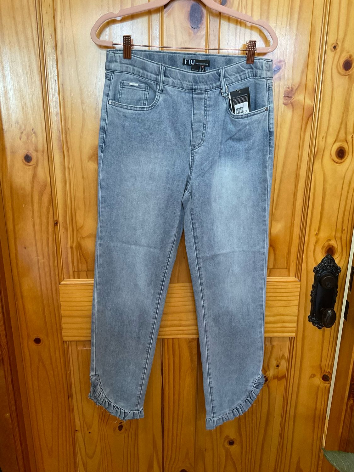 FDJ 2733669S Pull On Pencil w/Tulip Hem-Indigo Blu