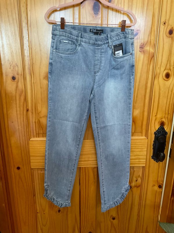 FDJ 2733669S Pull On Pencil w/Tulip Hem-Indigo Blu