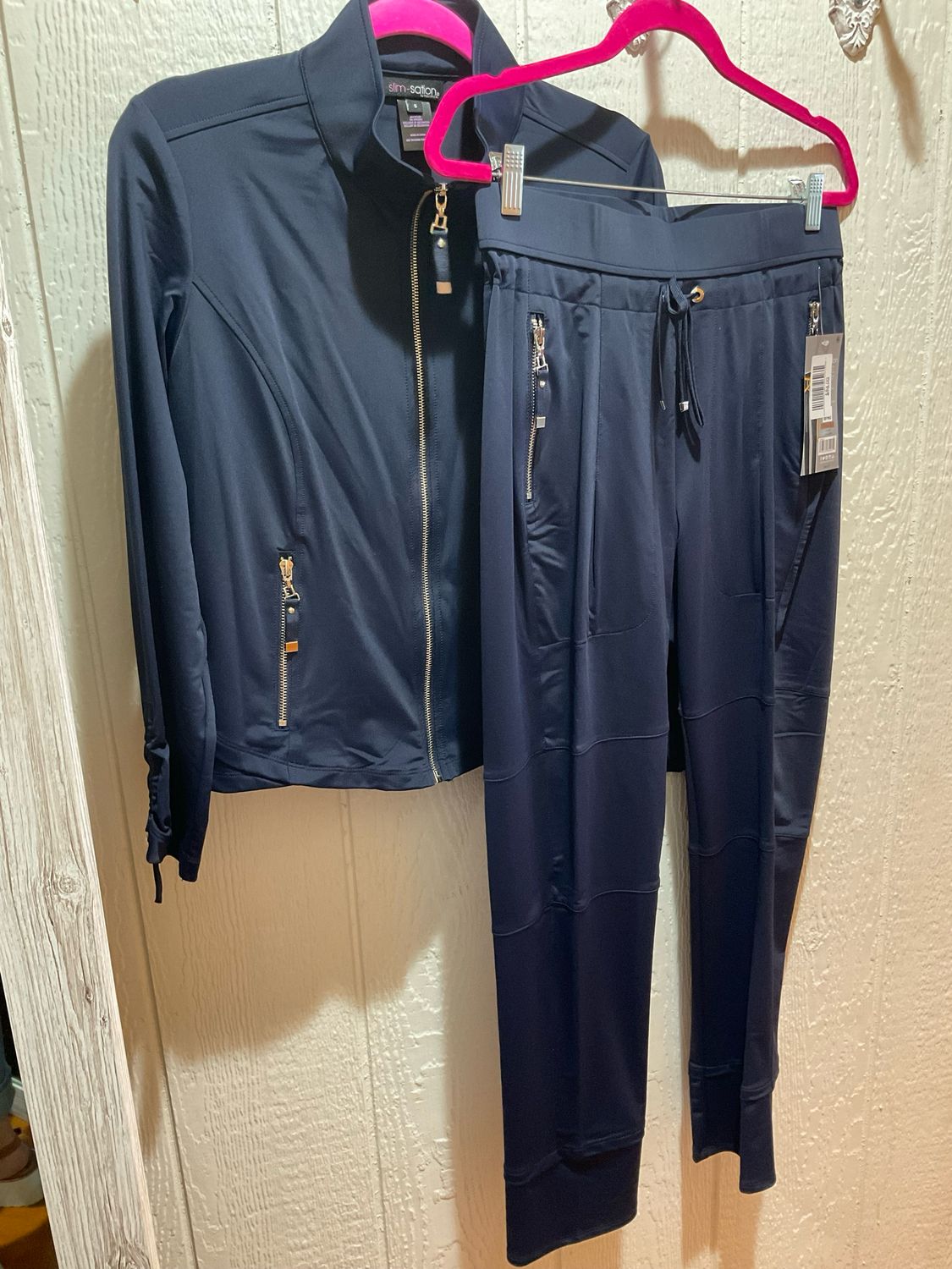 Slimsation M35703PM Jogger Drawstring Pant-Midnigh