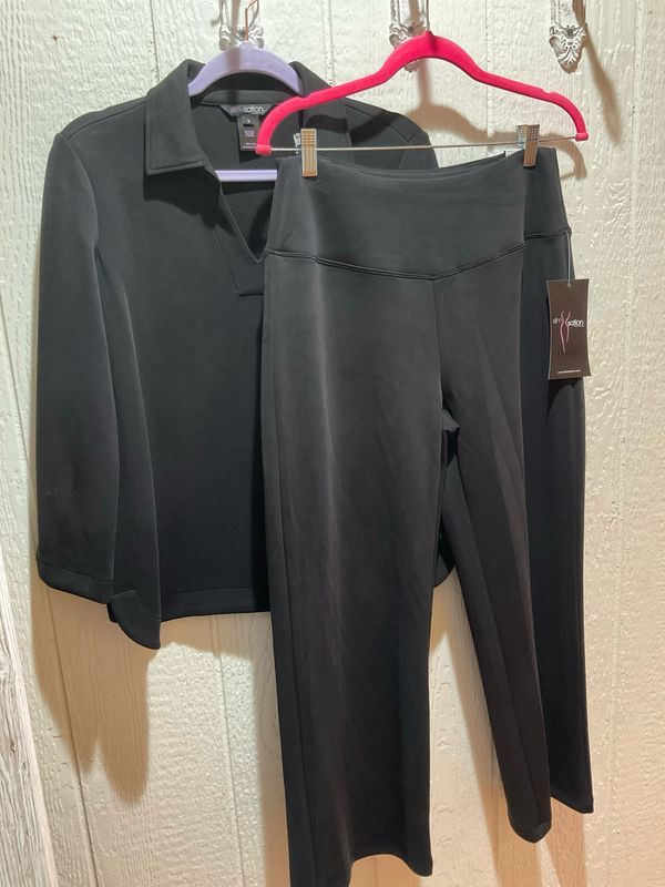 Slimsation M16722PM WideBand Crop PullOn-Black