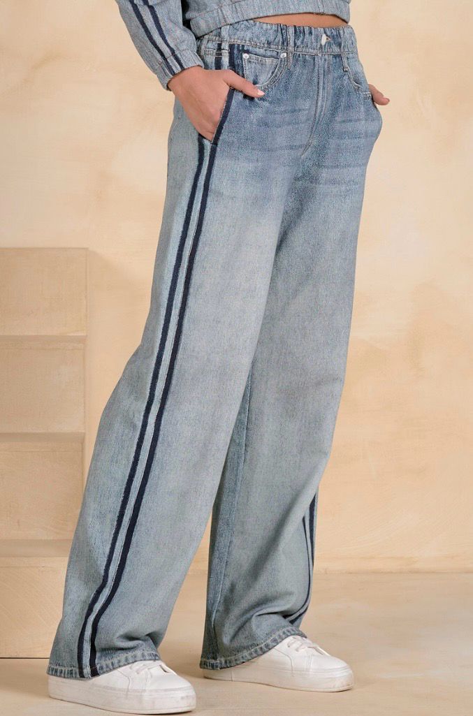 Elan JF2399 Sweat Jeans-Track Pants Stripe
