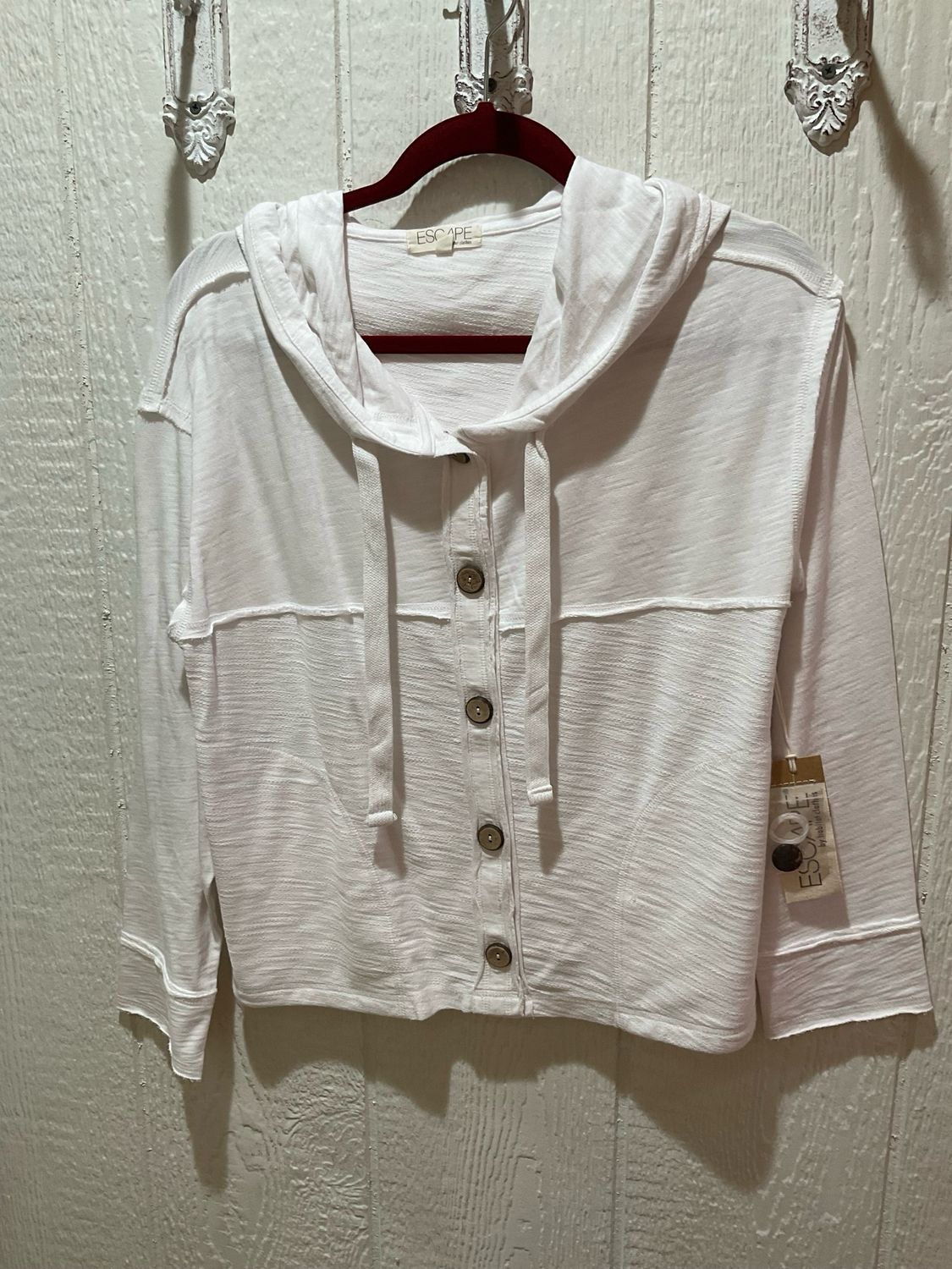 Habitat 26838 Escape Modal Hoodie-White