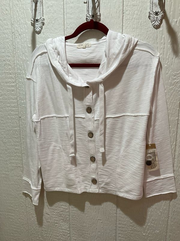 Habitat 26838 Escape Modal Hoodie-White