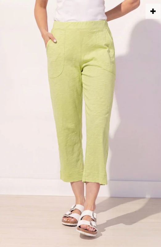 Habitat 60005 Escape Cotton Slub Capri-Kiwi