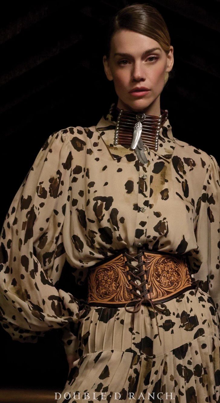 Double D T4157 Chrome Blouse-Print