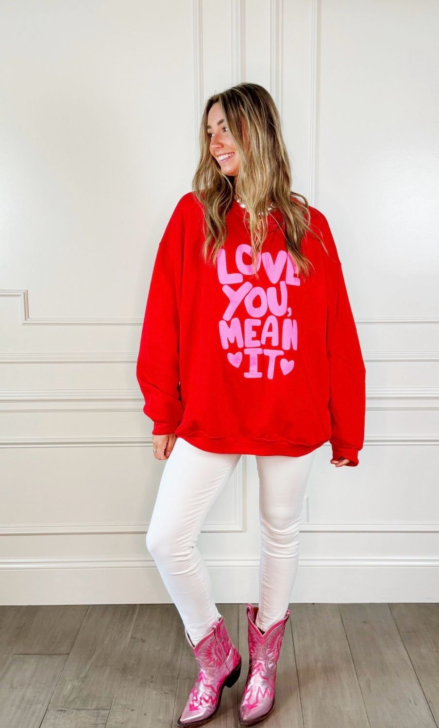 Poppy &amp; Pine Love You Mean It Sweatshirt