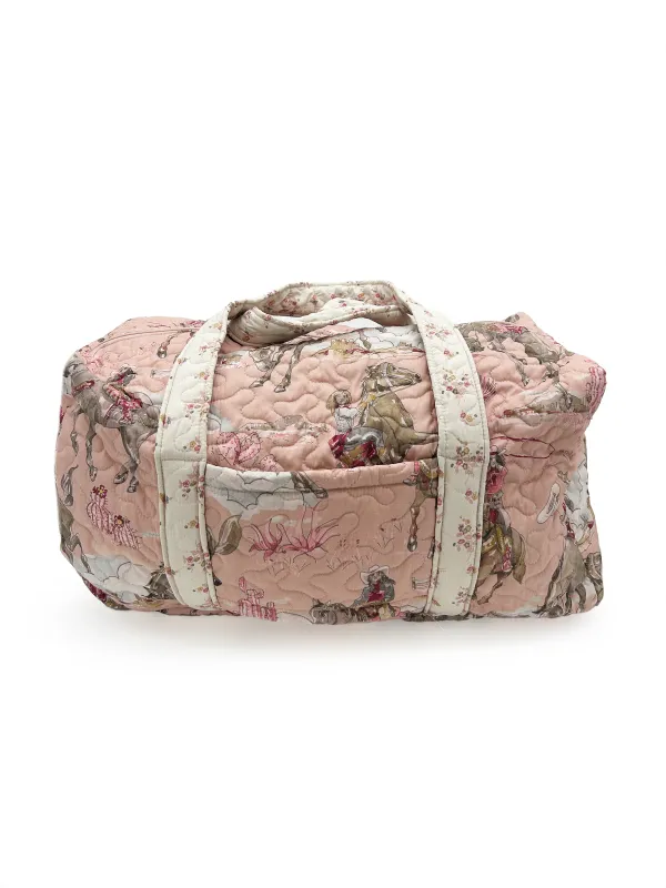 Ida Mae Home Birdie Rose Quilted Duffle Bag