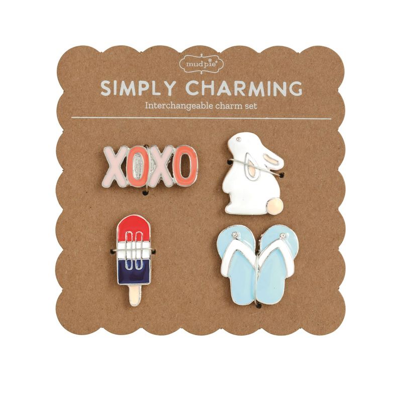 MudPie 42600738 Simply Charming Spring Charms