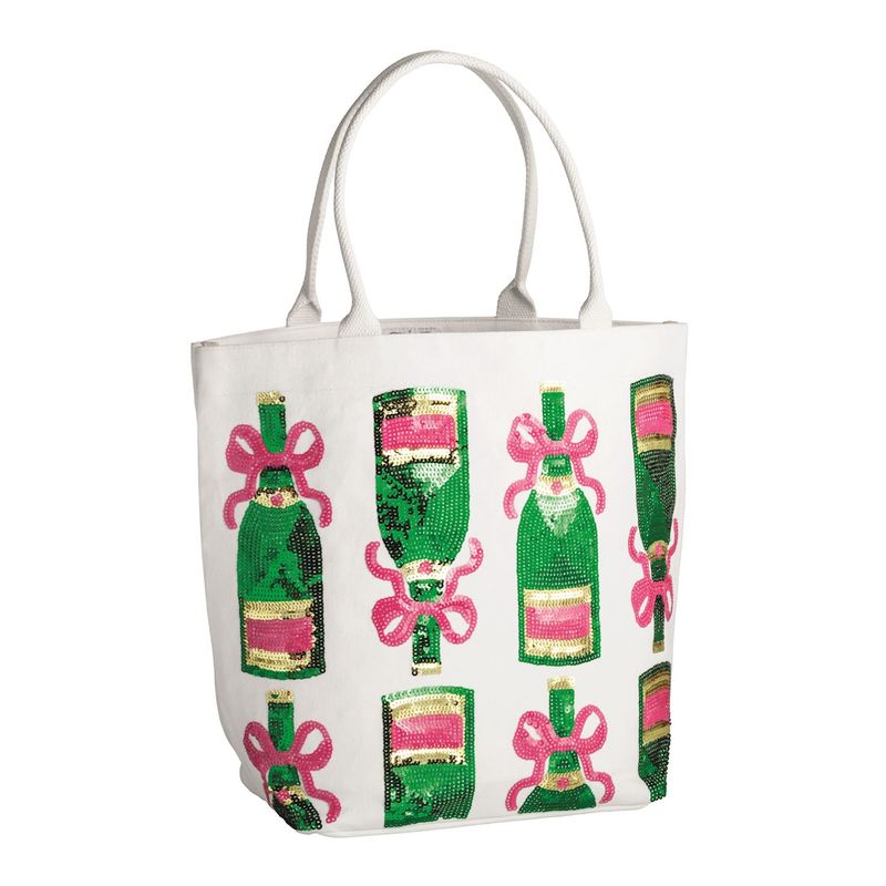 MudPie 82160084 Cheers Sparkle Tote