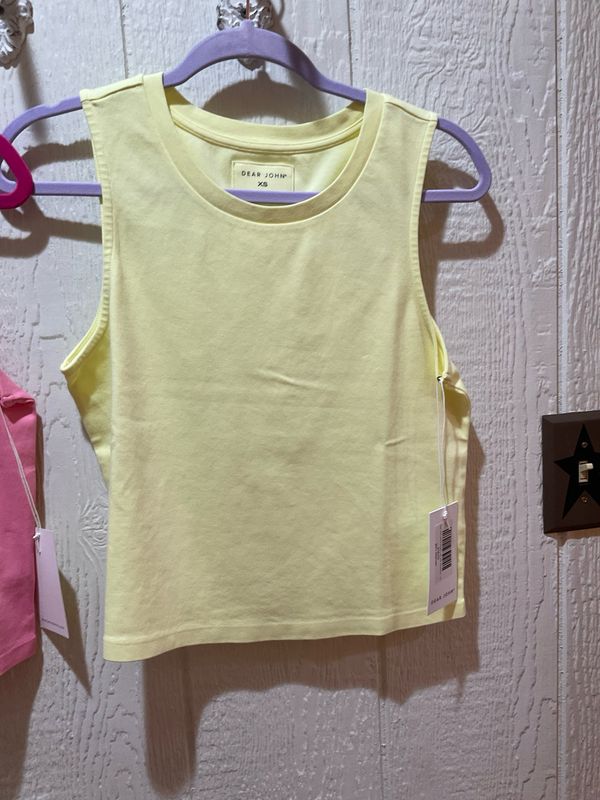 Dear John DKN2195WXY Jett Tank-WaxYellow