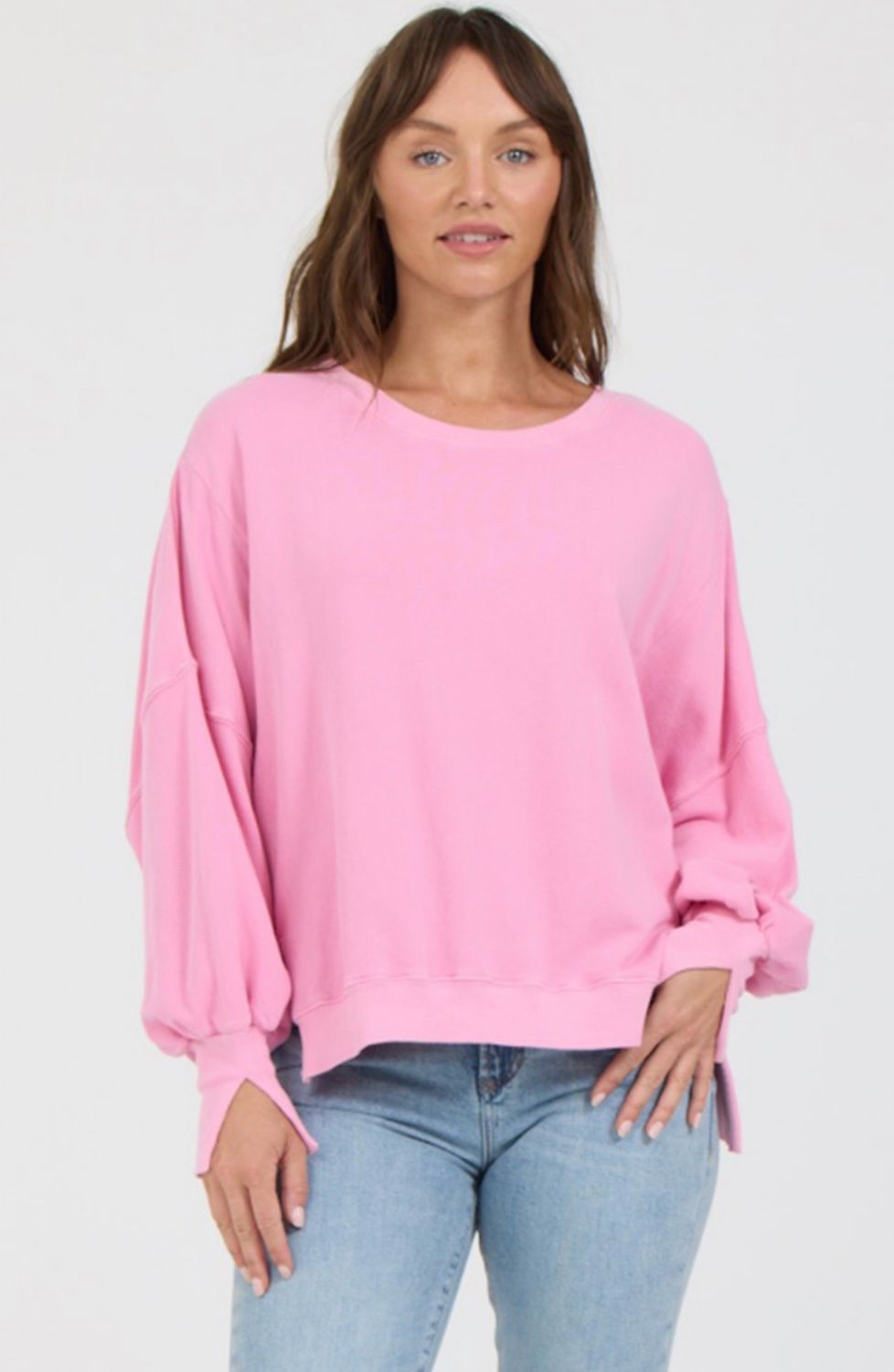 Dear John DSW3163U9 Trenton Sweatshirt-Rose