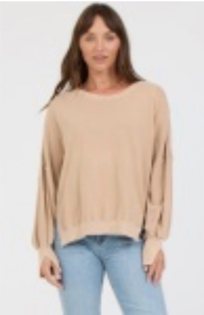 Dear John DSW3163U9 Trenton Sweatshirt-Taupe