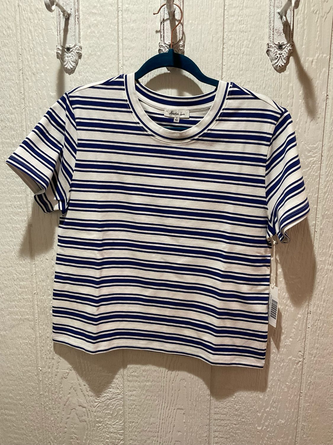 Another Love VCKN1761 Shyama Tee-Navy Stripe