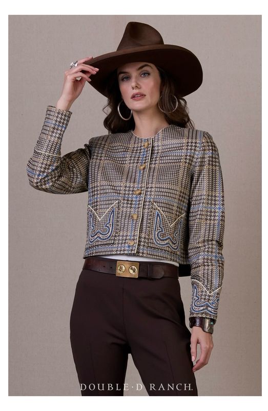 Double D C3481 Call'em Square Jacket-plaid