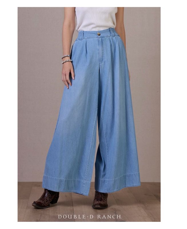 Double D P646 Buckskin Blues Pant-Chambray