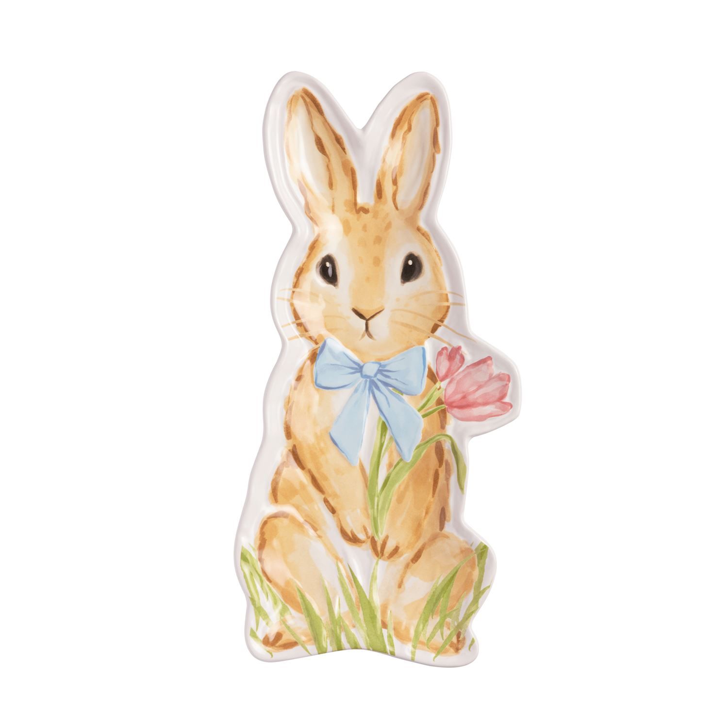 MudPie 40700887 Small Bunny Platter