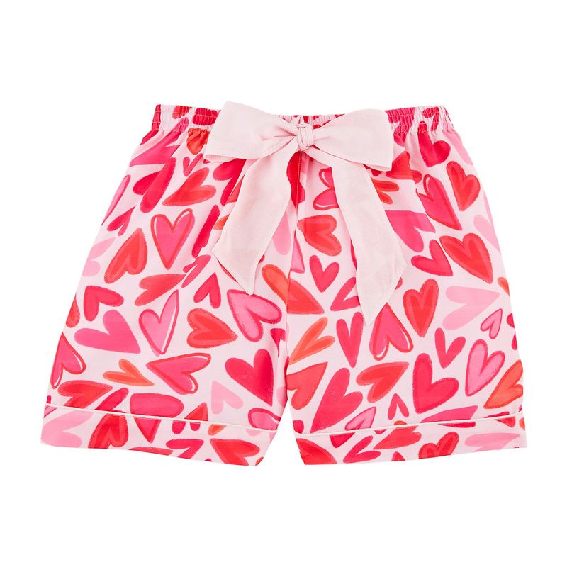 MudPie 81060006 Valentine PJ Shorts