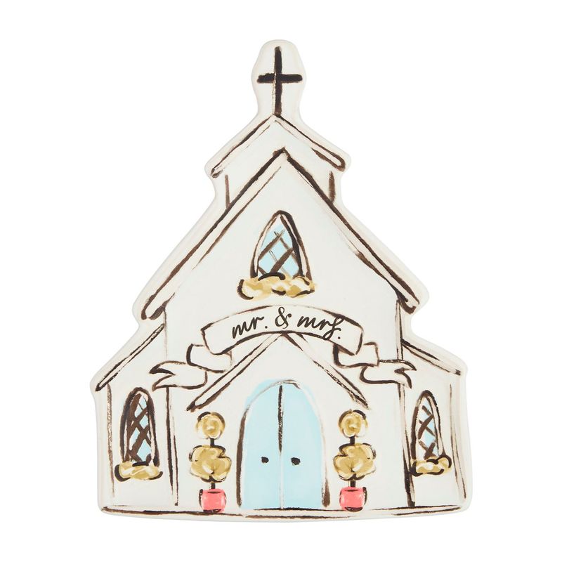 MudPie 40700768 Wedding Church Platter